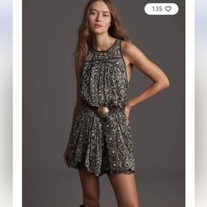 Anthropologie Bohemian Paisley‎ Sleeveless Dress